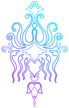 Tribal lines. RGB colors. Abstract corners for graphic elements. png