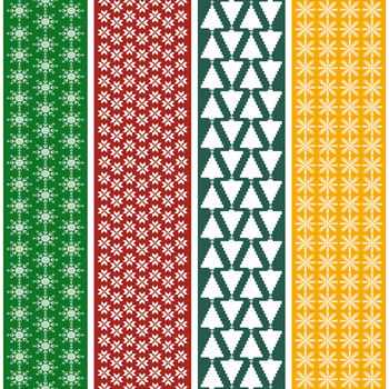 christmas background with cute element vector
