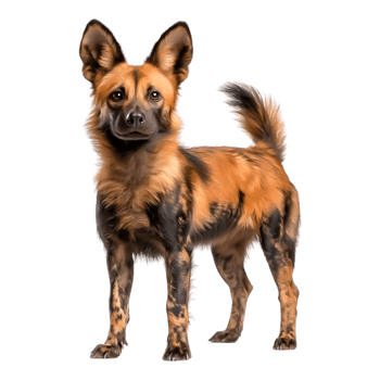 Adorable Australian Cattle Dog with Unique Coat Color and Expression png