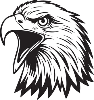 Eagle Focus Silhouette Art vector