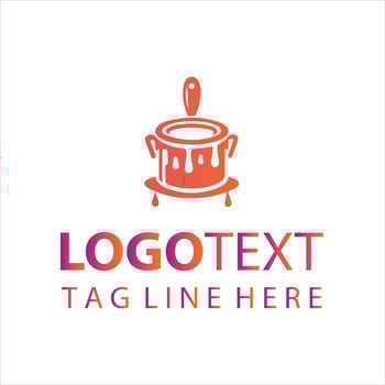 Reflect Hue Paint Logo vector