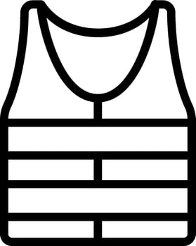 Life vest icon vector