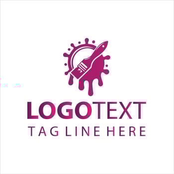Radiant Coats Paint Logo vector