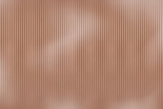 Mocha mousse color reeded glass background. Glassmorphism colorful ribbed vertical stripes texture banner 2025 year. vector