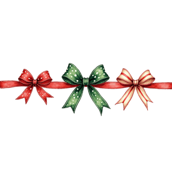 Christmas present ribbon png