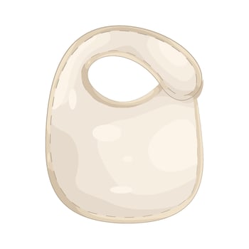 Illustration of Baby Bib vector