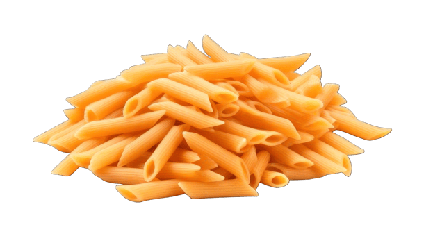 Collection of . Penne Rigate Pasta, isolated on a transparency background. png