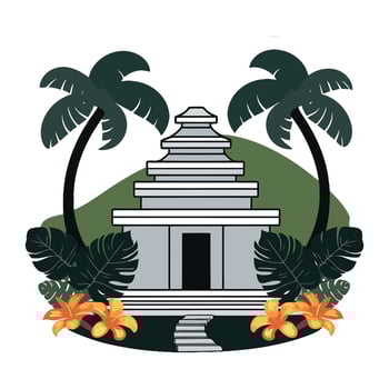 The logo for the island of hawaii vector