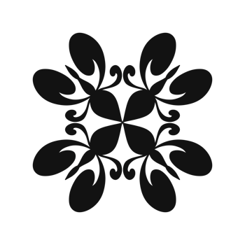 Batik collections in black and white, seamless pattern png