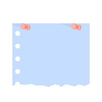 A piece of paper with a hole in it png