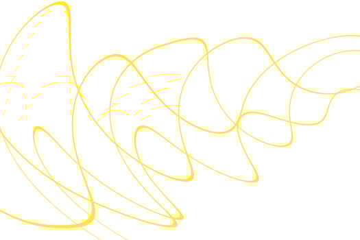 simple abstract yellow color creative curb chaotic wavy wire line pattern a yellow swan with yellow lines on a white background vector