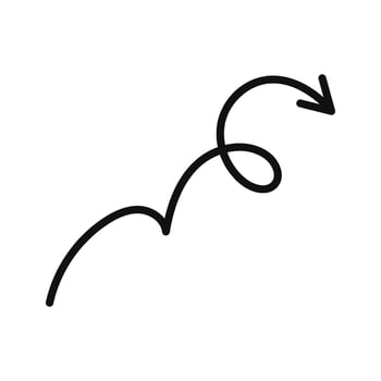 A black and white drawing of a person going up a hill vector