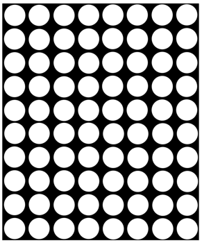 A black background with white circles png