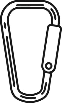 A black and white drawing of a carabine illustration design vector