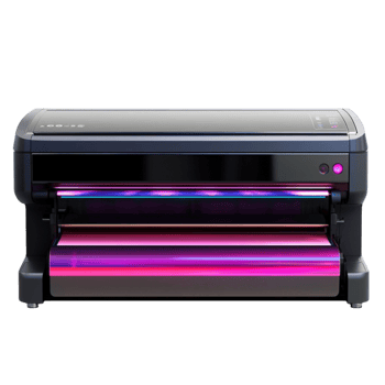 Pink and Purple Color Printer Design png