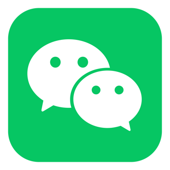 Wechat Logo Illustration In Square Background png