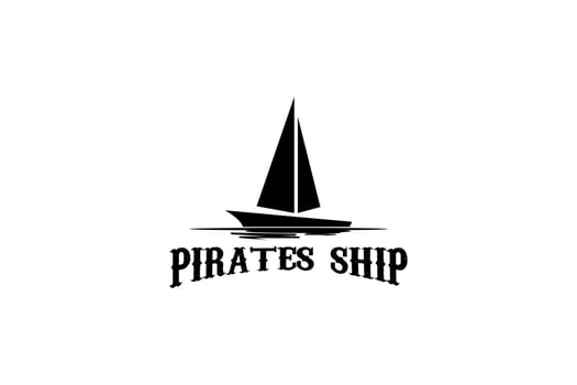 Sailing boat logo design symbol template vector