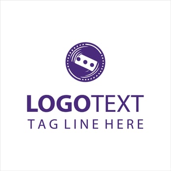 Cine Spool Film Strip Logo vector