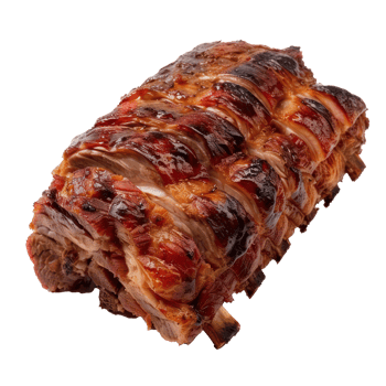 ribs on a transparent background png