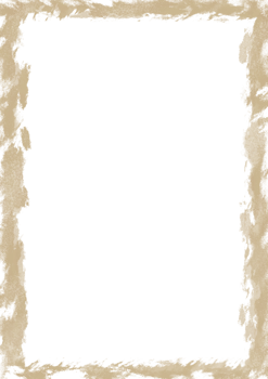 grunge brown border frame template png