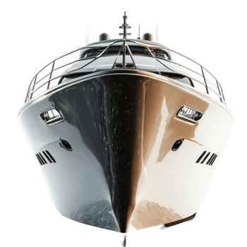 Simple Boat Rendering on White Background png