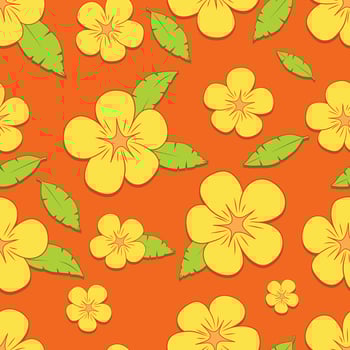 Seamless floral pattern background colorful illustration vector