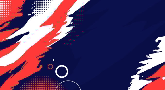 Abstract red sporty background with grunge effect vector