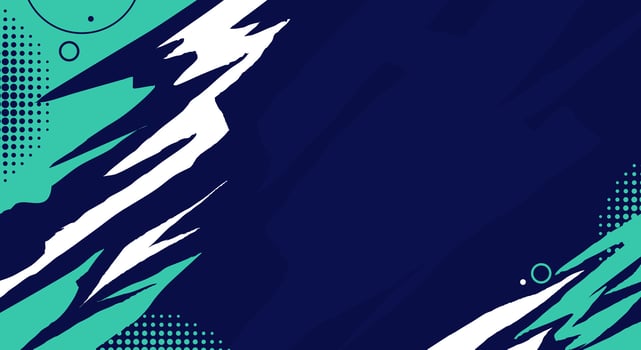 Abstract green sporty background with grunge effect vector
