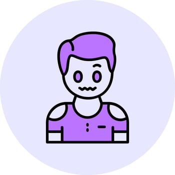 Puzzlement Filled Circle Fill Icon Style vector