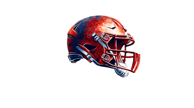 American Football Helmet Red Blue Sports Game Competition png