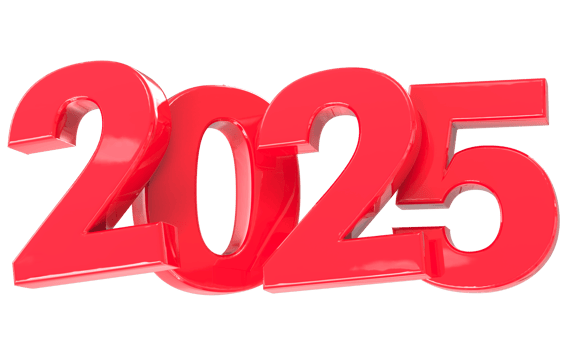 2025 new year red render png