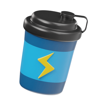 Protin shake icon 3d render png