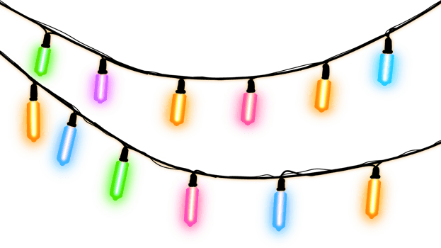 holiday decor lights png