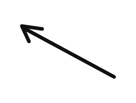 Arrow icon illustration isolated on white background vector