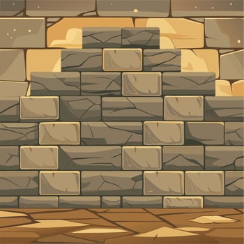 Brick Wall Facade Inspiration vector