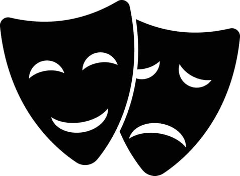 Comedy, Theater, Drama Icon vector