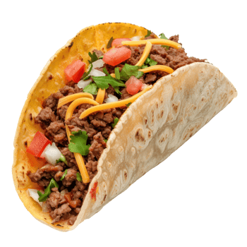 taco isolate on white background png
