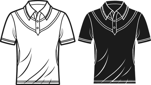 Timeless Polo Shirt Retro Heritage Artwork vector