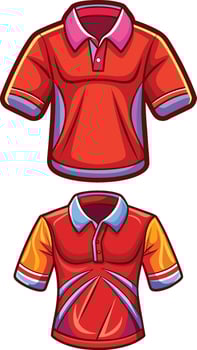 Classic Polo Shirt Timeless Linework Art vector