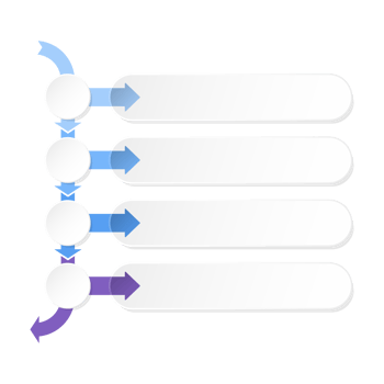 Infographic with 4 steps, process or options. png