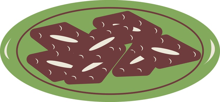 Yummy Dessert Nowruz vector