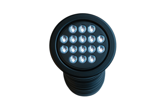 Portable LED light with multiple bulbs for various lighting needs in workshops and outdoor activities png