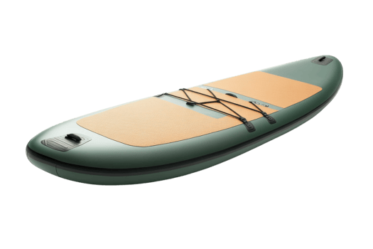 Paddle board designed for recreational use with an ergonomic style and durable materials png
