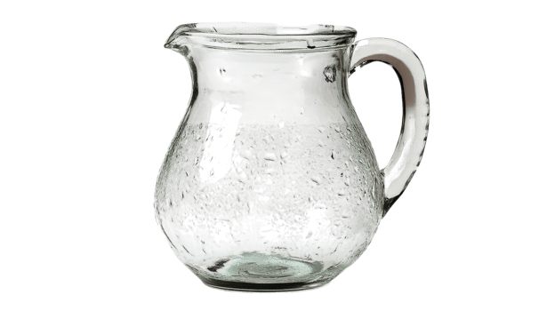 Beautiful Clear Glass Pitcher with Visible Condensation Ideal for Serving Refreshing Beverages at Gatherings. png