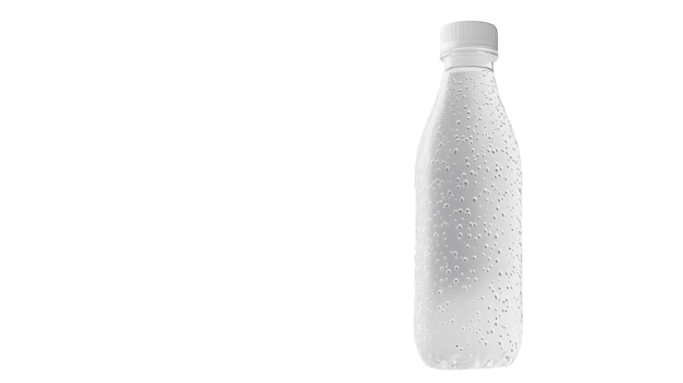 A bottle of water is shown on a black background png