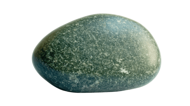 A Polished Stone with a Vibrant Green Color Perfect for Decorative Use in Home Interiors and Craft Projects. png