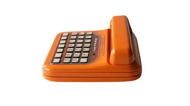 A Vintage Flip Phone Displaying Its Keypad Perfect for Illustrating Nostalgic Technology and Communication Evolution in Modern Designs. png