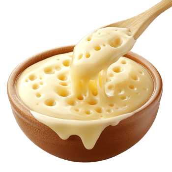 Cheese Bowl Isolated for Food Design, Branding, Recipe Visuals, and Creative Projects on Transparent Background png