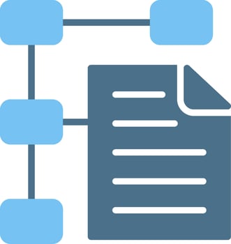 Structure Line Two Colour Icon Design vector