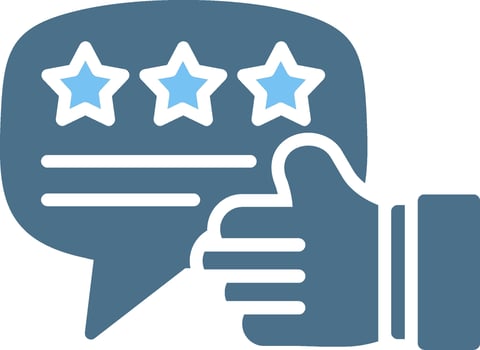 Rating Glyph Two Color Icon Design vector